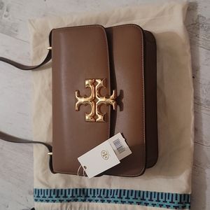 Tory Burch Eleanor convertible shoulder bag color Moose